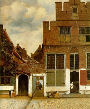 A Street in Delft by Jan Vermeer