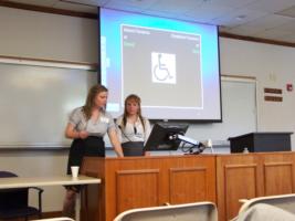 Carrie Burkhard and Lauron Haney Presenting